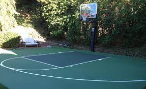 outdoor basketball court surfaces