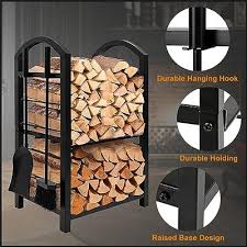 Firewood Rack Fireplace Tool Rack