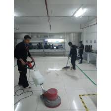 commercial floor cleaning service in