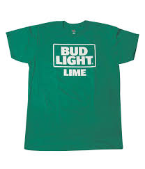 Bud Light Lime Kelly Green Tee The Beer Gear Store