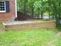 6x6 Retaining Wall Wood Retaining