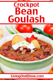 crockpot bean goulash recipe easy