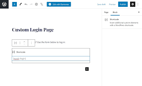 how to create a wordpress custom login