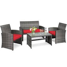 costway 13890462 patio rattan furniture
