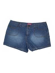 Details About Zana Di Jeans Women Blue Denim Shorts 22 Plus