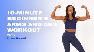 10 minute beginner arms and abs workout
