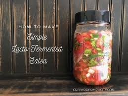 lacto fermented salsa in a mason jar