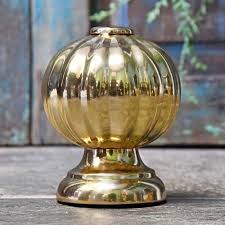 Polished Brass Globe Door Porter