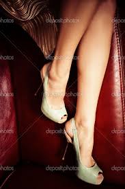 elegant high heels stock photo by