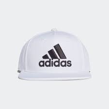 adidas snapback logo cap white