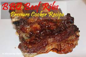 bbq beef ribs pressure cooker fall off