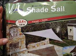 Triangle Shade Sail Via Costco Sun