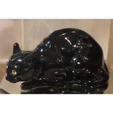 Buying kittens for sale and cats for sale could cost hundreds of dollars; Rare Antique Wiener Kunst Keramische Werkstatte Austria Ceramic Black Cat W Glass Eyes Chairish
