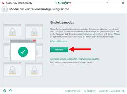 Download them now to maximize your protection. Aktivieren Des Modus Fur Vertrauenswurdige Programme In Kaspersky Total Security 2018