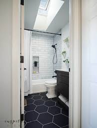 The beautiful white wall tiles and glass bathtubs not only helped improve the beautiful look of. My Modern Small Bathroom Makeover Sources Inspiration For Moms