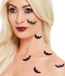 halloween 3d bat stickers tattoos fancy