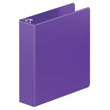 Purple 2 Inch Binder