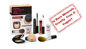 is bare minerals free and vegan