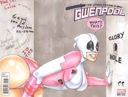 Gwenpool #1 Glory Hole, in Christopher Foulkes's Chris Foulkes Artwork Comic  Art Gallery Room