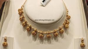 tanishq gold necklace set