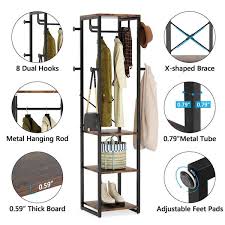 Tribesigns Cynthia Brown Coat Rack With