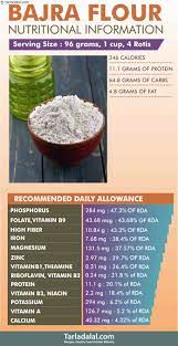 health benefits of bajra flour