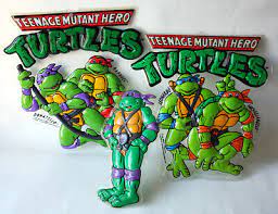 3x rare vintage 1990 tmnt ninja turtles