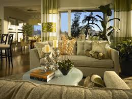sage green transitional living room