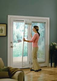 enclosed blinds to your front door