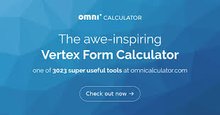 Vertex Form Calculator