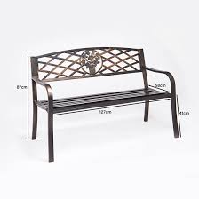 Coalbrookdale Bronze Garden Bench