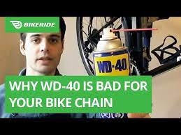 why wd 40 is bad for your bike chain