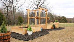 How To Build A Garden Bed With Trellis