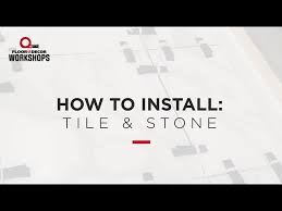 how to install tile stone you