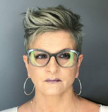 Tousled short do show off your features with this amazing short hairstyle. 10 Stylish Hairstyles For 50 Year Old Women With Glasses