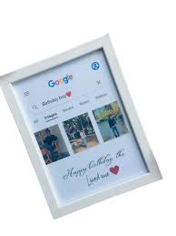 google birthday photo frame for husband