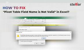 how to fix pivot table field name is