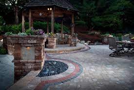 Outdoor Living Space With Patio Pavers