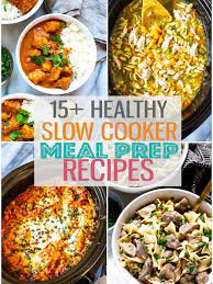 healthy slow cooker meal prep recipes