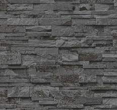 Non Woven Wallpaper 3d Stone Stones