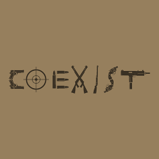 To coexist is to live in the same place or at the same time. Coexist Unisex Short Sleeve Tee Light Olive Shop Tpusa