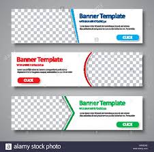 Design Of The Horizontal Web Banner With A Place For A Photo