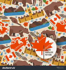 Canadian Symbols Main Landmarks Vector Illustration Stock Vector (Royalty  Free) 1502279267