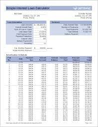 loan amortization schedule and calculator