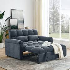Pull Out Sleeper Sofa Bed Upholstered