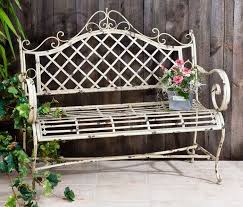 iron garden bench stephania in