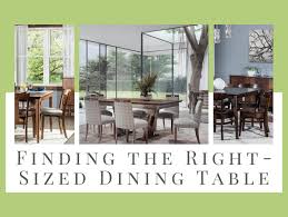 Finding The Right Sized Dining Table