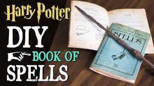 Happy halloween from bighorn library. Diy Harry Potter Spellbook Pocket Book Of Spells Youtube