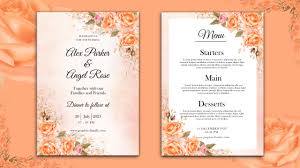 watercolor wedding invitations with