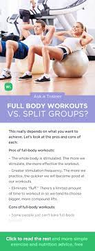 is it better to do full body workouts